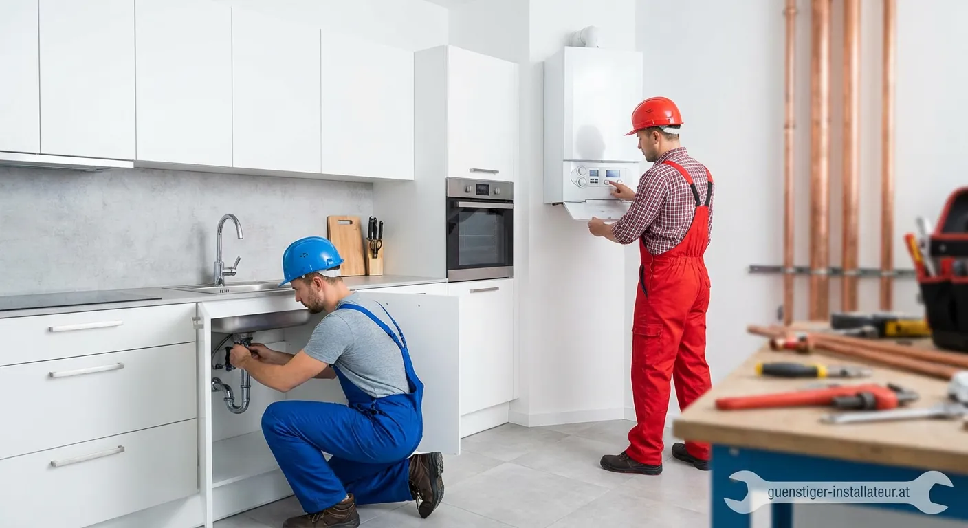 Diesing Haustechnik Fachmann bei Heizungsinstallation