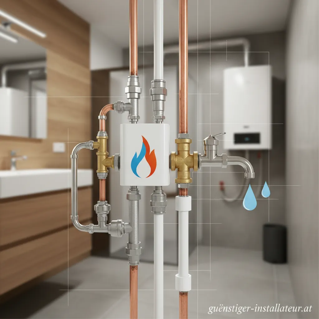 Moderne Heizungsanlage, installiert von der NGH Haustechnik GmbH