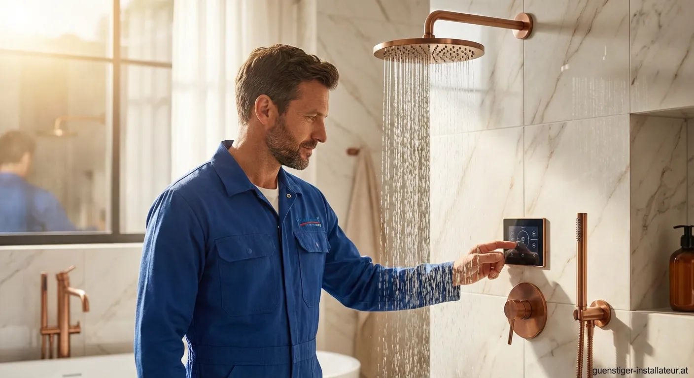 Moderner Waschtisch installiert von Oppliger Sanitär