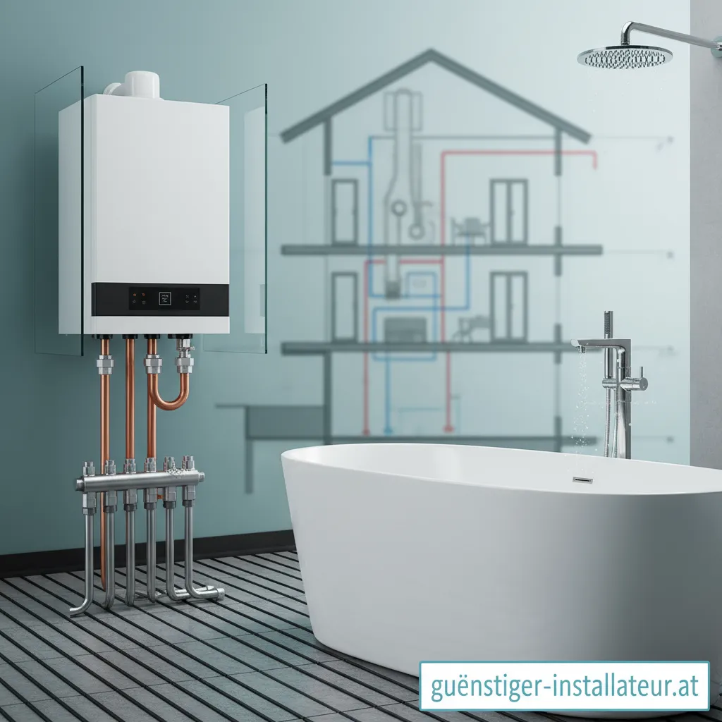 Moderne Heizungsanlage von Spiess Haustechnik installiert