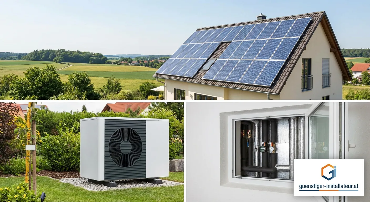 Techniker bei der Wartung einer Heizungsanlage in Vorpommern